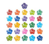 26 Piece Bath Letters, and Waterproof Swimming Water Toys Set, Fun Floating Alphabet Entertainment Supplies for Kids in the Pool, Beach, or Bathtub Bathroom Learning Play
