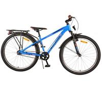 26 Pollici Croce Ragazzi Bicicletta Blu 9-12 Anni 3 Marce Con Portapacchi
