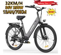 26 Pollici e-Bike Bici elettrica 25KM/H HillMiles Milecity1 36V 250W EBIKE