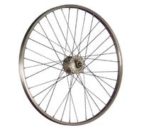 26 pollici ruota anteriore bici dinamo mozzo DH-3C3000 argento