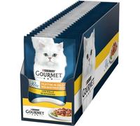 26 Pz 85g Purina Gourmet Perle Filettini in Salsa Cibo Umido per Gatti con POLLO