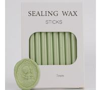 26 Pz Premium Mailable Glue Gun Sigillazione Cera Sticks per Wax Seal Stamp, Grande per gli inviti di nozze, buste di carte, lettere di lumaca, pacchetti di vino (Verde Caramella)