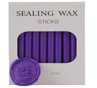 26 Pz Premium Mailable Glue Gun Sigillazione Cera Sticks per Wax Seal Stamp, Grande per gli inviti di nozze, buste di carte, lettere di lumaca, pacchetti di vino (Purple Eterno)