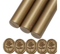 26 Pz Premium Mailable Glue Gun Sigillazione Cera Sticks per Wax Seal Stamp, Grande per gli inviti di nozze, buste di carte, lettere di lumaca, pacchetti di vino (Rame)