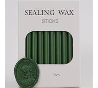 26 Pz Premium Mailable Glue Gun Sigillazione Cera Sticks per Wax Seal Stamp, Grande per gli inviti di nozze, buste di carte, lettere di lumaca, pacchetti di vino (Nero Verde)
