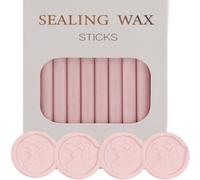 26 Pz Premium Mailable Glue Gun Sigillazione Cera Sticks per Wax Seal Stamp, Grande per gli inviti di nozze, buste di carte, lettere di lumaca, pacchetti di vino (Rosa Floreale)