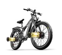 26'' Ragazza Biciclette Elettrica Doppio motore 2X1000W Ebike 840WH 48V Fatbike