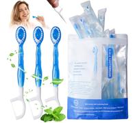 26 spazzolini da viaggio, mini spazzolino da denti e filo interdentale e stuzzicadenti, 5 in 1 mini spazzolini da denti con dentifricio, mini spazzolini usa e getta con filo interdentale, per viaggi