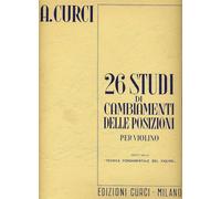 26 studi di cambiamenti delle posizioni per violino