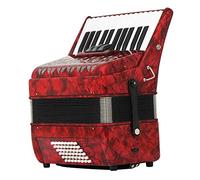 26 Tasti 48 Fisarmonica For Pianoforte Basso, Con Cinturino E Zaino For Fisarmonica, For Solitario Ed Ensemble, Strumento Musicale For La Classe Di Casa, Affascinante E Più Morbido (Color : Red)