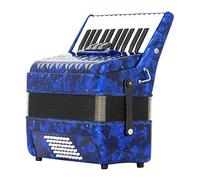 26 Tasti 48 Fisarmonica For Pianoforte Basso, Con Cinturino E Zaino For Fisarmonica, For Solitario Ed Ensemble, Strumento Musicale For La Classe Di Casa, Affascinante E Più Morbido (Color : Blue)