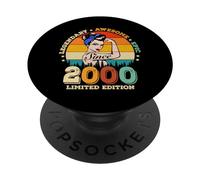 26 Year Old Legend Since 2000 - Fantastica donna per il 26° compleanno PopSockets PopGrip Adesivo
