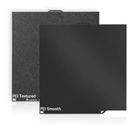 260 * 271mm PEI Build Plate for Centauri Carbon, Piatto Double Sided Smooth&Textured Heated Bed Flessibile Rimovibile Piastra del Letto Molle Compatible with Elegoo Centauri Carbon Stampanti 3D