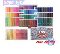 260 matite colorate ad olio Brutfuner - Mina liscia e sfumabile, pigmenti ricchi, qualità artistica, per disegno professionale e opere d'arte ad acquerello, per il ritorno a scuola 260 pezziLegno