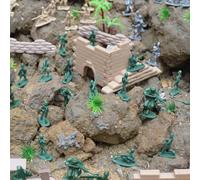 260 Pezzi Mini Soldati Dell'esercito Uomini Action Figure Soldato Playset