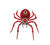 260 pezzi Spider Crystal Music Box Kit fai da te puzzle rosso metallico con canzone di compleanno, decorazione 3D unica da scrivania per adolescenti e adulti