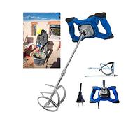 2600 W, mescolatore per calcestruzzo, cambio a 6 marce, 0-1500 giri/min, asta a spirale M14 da 59 cm, miscelatore per malta di colore Ø 120 mm, intonaco, colla e cemento
