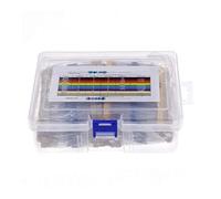 2600pcs 130 Values 1/4W 0.25W 1% Metal Film Resistors Assorted Pack Kit Set Lot Resistors Assortment Kits Fixed resistor CZAOINCU(No Box)