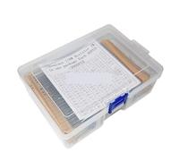 2600pcs 130values*20PCS 1/6W 1% Metal Film Resistors Assorted Pack Kit Set Lot Assortment Fixed Capacitors 1/6W Resistors 1K 10K CZAOINCU