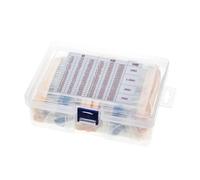 2600pcs/lot 130 Values 1/4W 0.25W 1% Metal Film Resistors Assorted Pack Kit Set Lot Resistors Assortment Kits Fixed resistor CZAOINCU(NO BOX)
