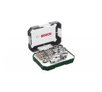 2607017322 3165140768207 Schrauberbit- / Ratschen-Set, 26-teilig (grün)