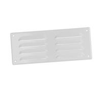 260x105mm Griglia di Ventilazione con Zanzariera - Griglie D'Aerazione in Metallo - Acciaio, Bianca