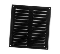 260x280mm Griglia di Ventilazione con Zanzariera - Griglie D'Aerazione in Metallo - Acciaio, Nera