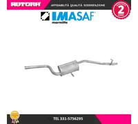261077 Silenziatore terminale di scarico adatto a Fiat Uno (MARCA IMASAF)..