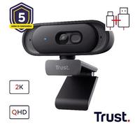 Trust Tomar webcam 2560 x 1440 Pixel USB Nero