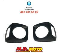 261461-COPPIA CORNICE FARO DX-SX-DESTRA SINISTRA PIAGGIO APE CAR P2-P3