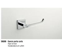 26200C PORTA CARTA GANCIO CQUBO PLANO - ACCESSORI BAGNO 100% MADE IN ITALY
