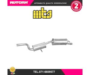 262609 Silenziatore posteriore adatto a Fiat Uno 1.4-1.5 (MARCA MTS)..