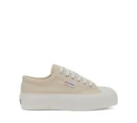 Scarpe Superga Stripe Platform bianco crema bianco donna - 38