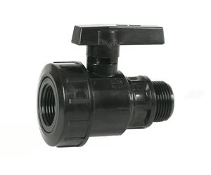 26322 Q.TA' 6 RACCORDO PVC VALVOLA A SFERA MAS/FEM 1