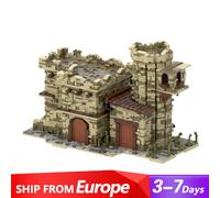 2639PCS MOC Casa in stile arabo Modello architettonico Medievale Street View Building Blocks Desktop Decor Assemblaggio Giocattoli Regalo per il capretto
