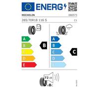 265/70SR18 MICHELIN TL LTX TRAIL 116S