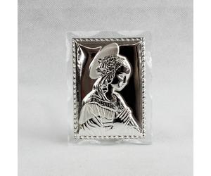 26623 Bomboniere 6pezzi Icona in vetro con Madonna in preghiera per Battesimo Co