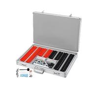 266pcs Kit di lenti di prova in plastica Lenti ottiche in plastica Attrezzatura for optometria Accessori for la protezione degli occhi Alluminio con custodia