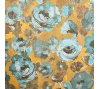 26905 - Julie Si Sente A Casa Paeonia Teal Gold Galerie Carta Da Parati