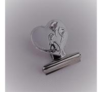 26936 Bomboniere 12pezzi Segnalibro Clip Pinza Fermacarte Portafoto Cuore Coppia