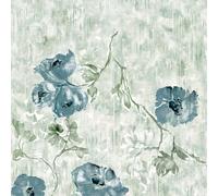 26965 - Julie Si Sente Casa Petunia Twinwall Acciaio Blu Salvia Galerie Parati
