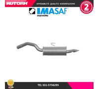 269707 Silenziatore posteriore adatto a Fiat Scudo-P806 (MARCA-IMASAF)..