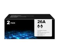 26A cartuccia toner nero per HP 26A CF226A 26X CF226X stampante Laser Jet Pro M402n M426fdw cartucce toner M402dn M402dw M402m M402 Pro MFP M427dw M426dw M426fdn M426, confezione da 2 26 22 6A HP26A