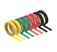 26Ft Impugnatura Finitura Nastro,Rosso/Giallo/Verde/Nero 8pz