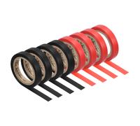 26Ft Presa Rivestimento Nastro 8pz PVC Autoadesivo Sigillo Nero/Rosso