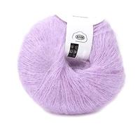 26g / Roll Gomitoli mohair, filato per maglieria lungo in lana con uncinetto per gli indumenti sciarpe maglione scialle cappelli e progetti artigianali(viola)