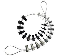 26PCS Dado Bullone Filettatura Manometro Maschio Femmina Misurazione Filettatura