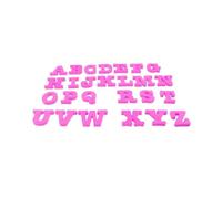 26pcs Eva Magnetic Alphabet Fridge Magnet Early Learning Toy Purple