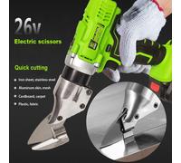 26VF forbici elettriche senza fili per uso domestico taglierina ricaricabile utensile da taglio portatile fai da te per il taglio di cartone in metallo in pelle