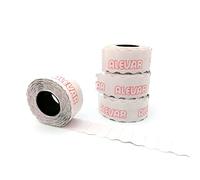26x12 Blister 10 Rotoli Etichette per Prezzatrice, Bianco Permanente, 1.000 Etichette per Rotolo, Totale 10.000 Etichette